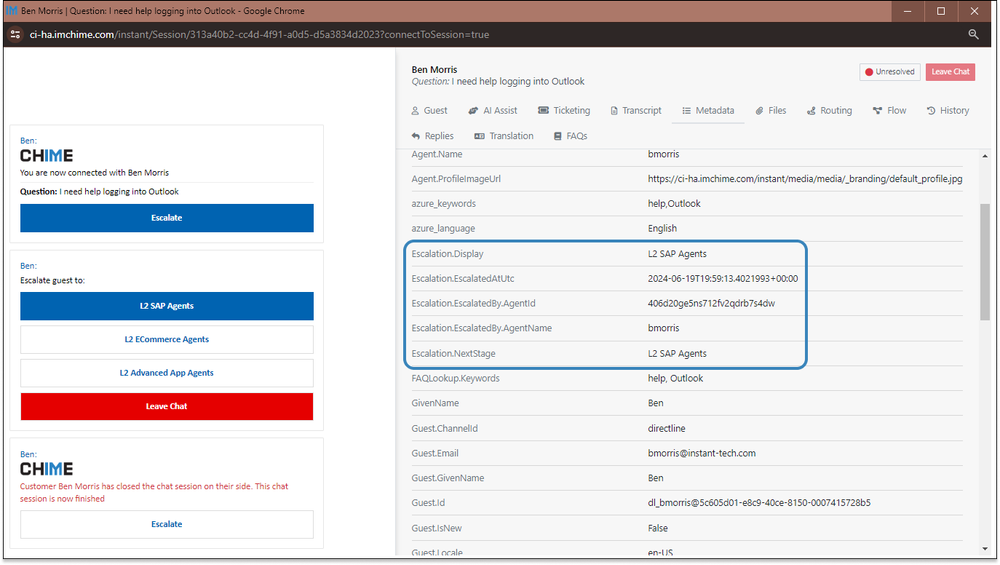 Avantor+Connect+To+Agent+-+Escalation+Metadata