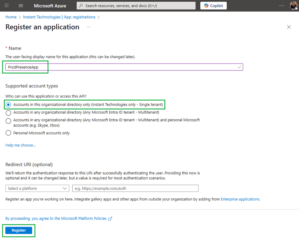 AzurePresenceApp1