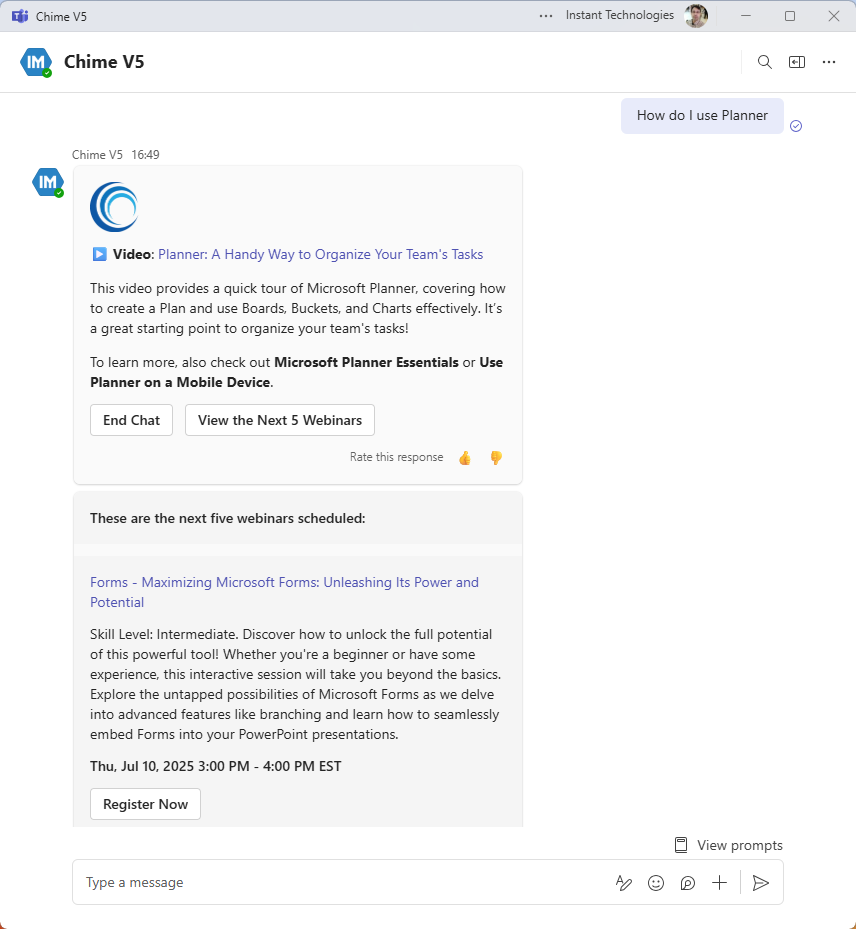 Chimev5_KnowledgeWave_Planner_Chat_Webinars