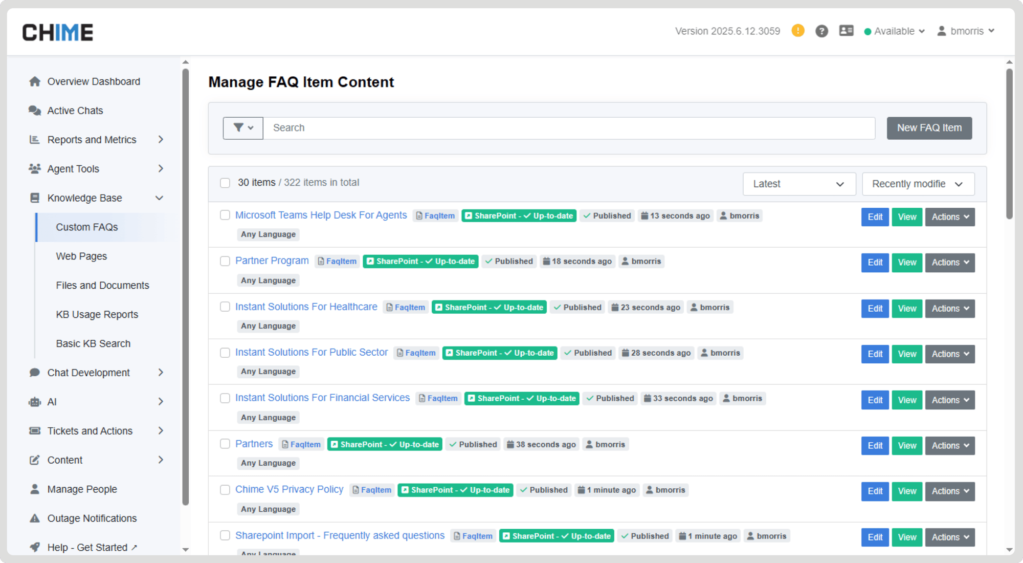 Custom FAQs Page - SharPoint FAQs