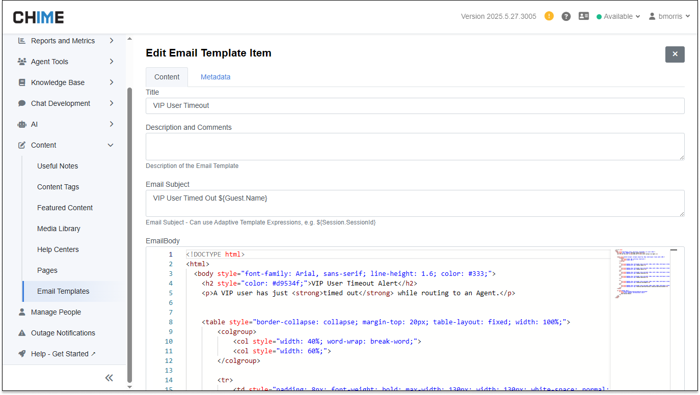 Email Template 1