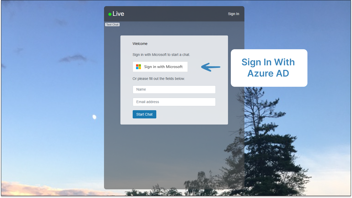 Guest Webclient - Sign In With Azure AD