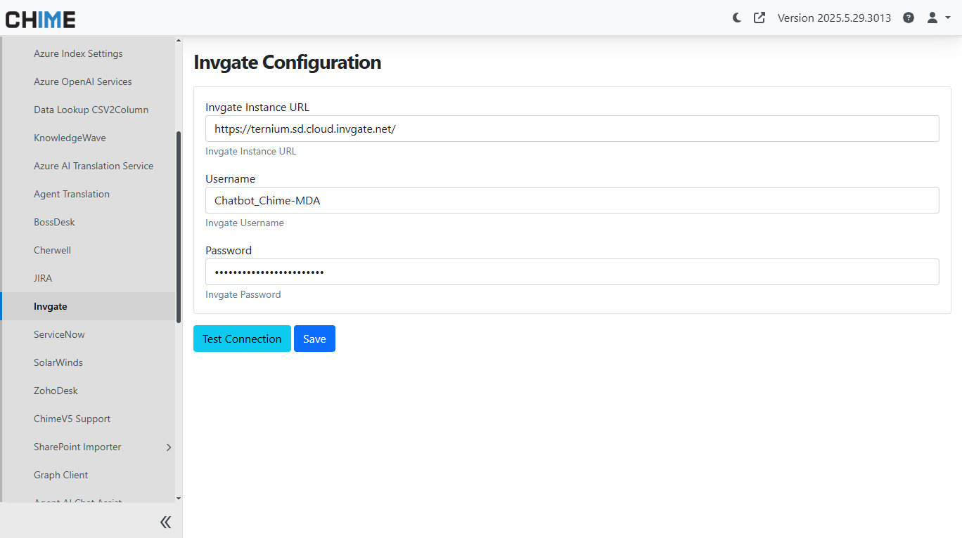 Invgate Ticketing Configuration Page-1