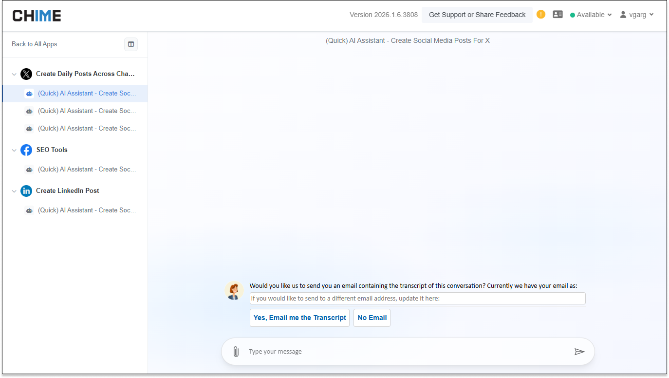 Quick Chats - Latest UI 2