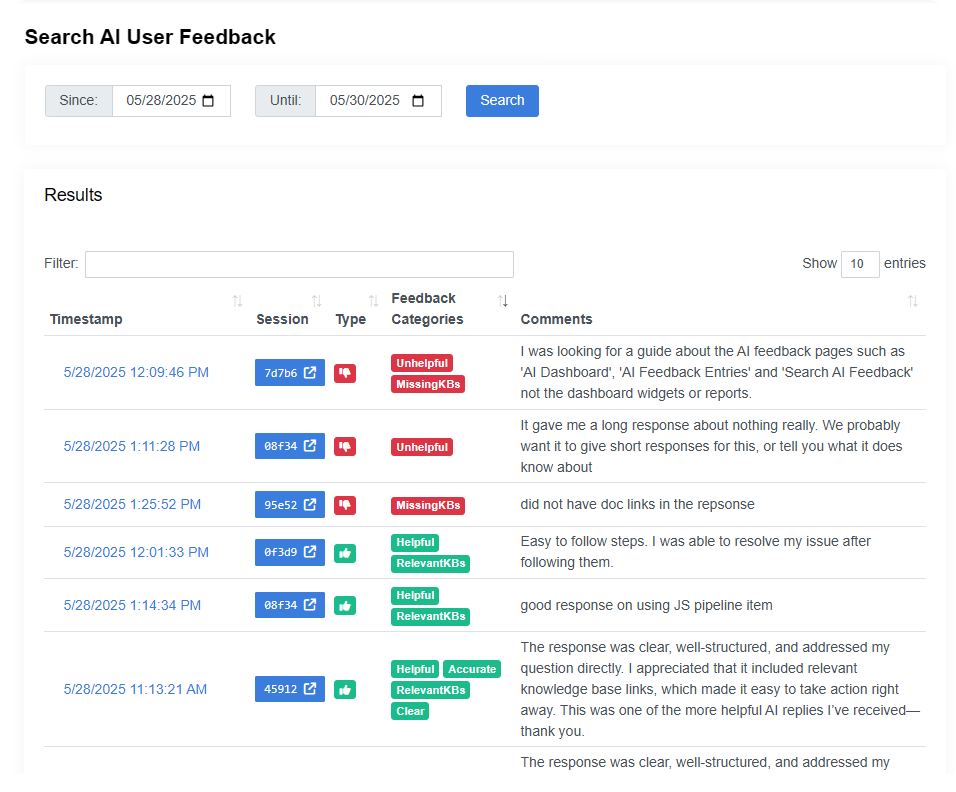 Search AI Feedback Page - Square 2
