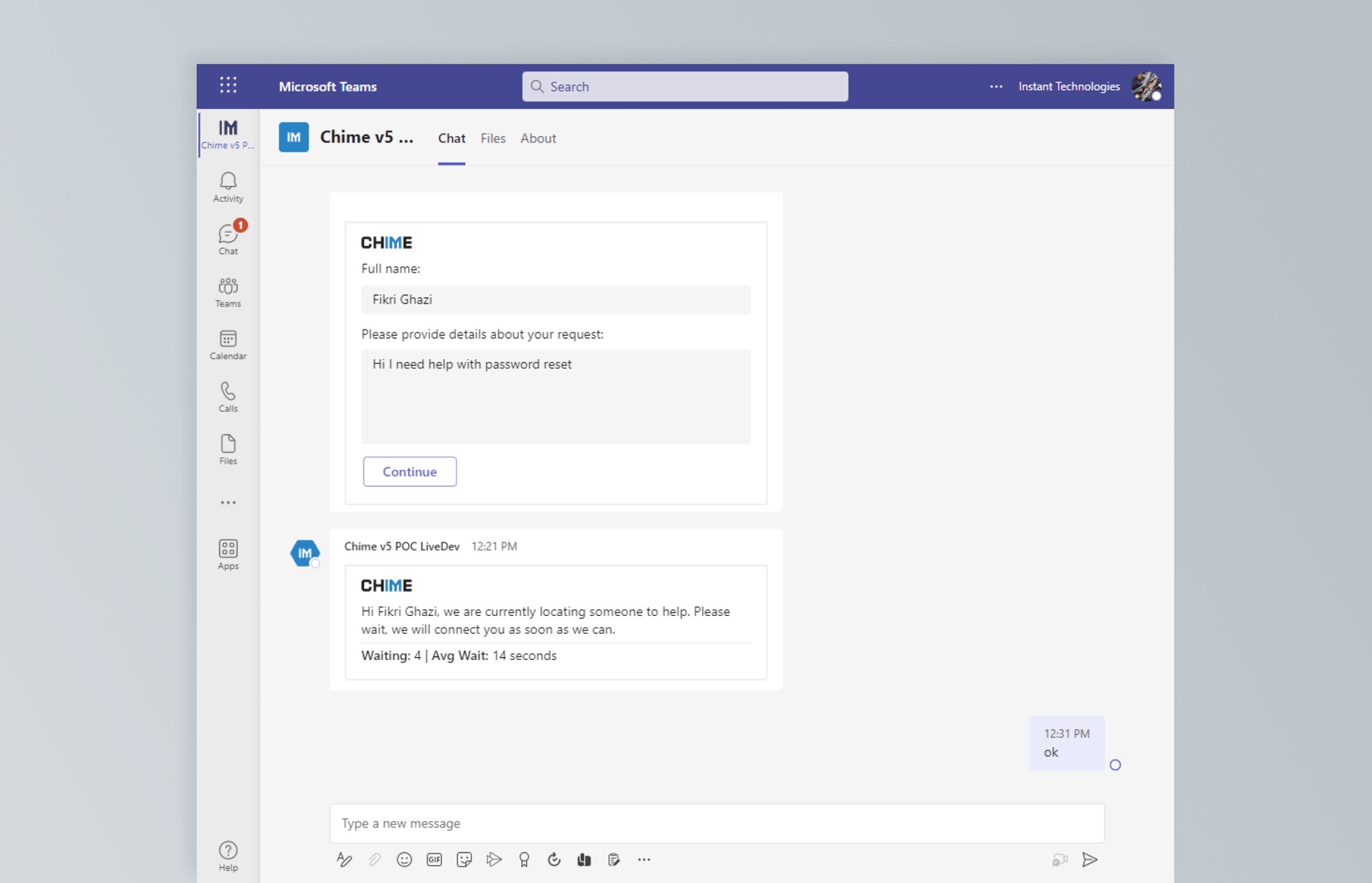 Teams-Chat-Initiating