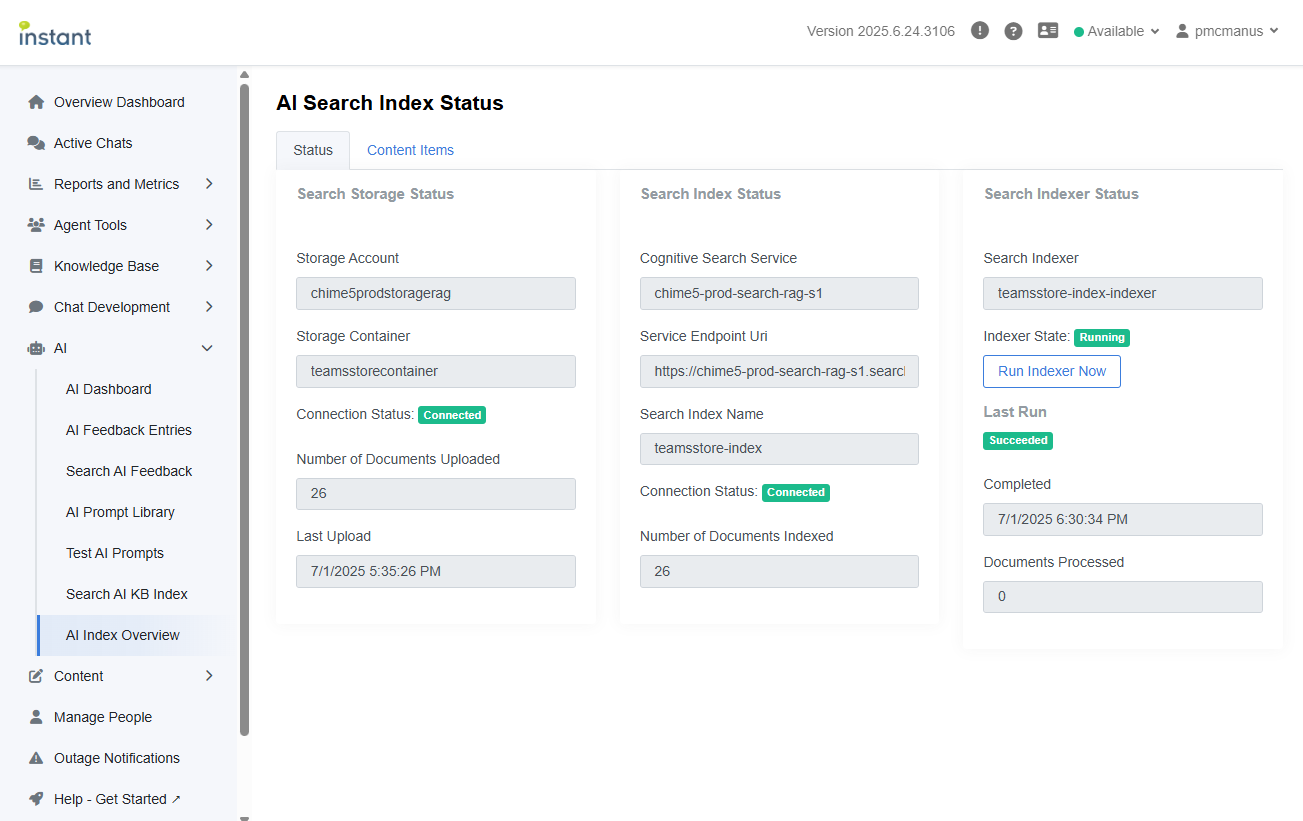 ai indexing of kb articles