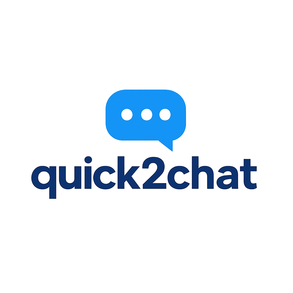 quick2chat logo no com and transparent