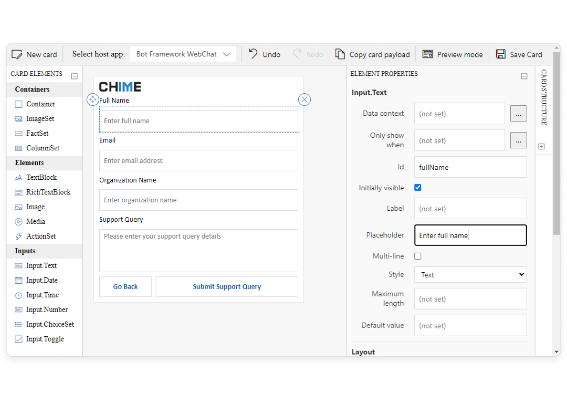 web+chat+client+with+adaptive+card+editor+for+custom+messages
