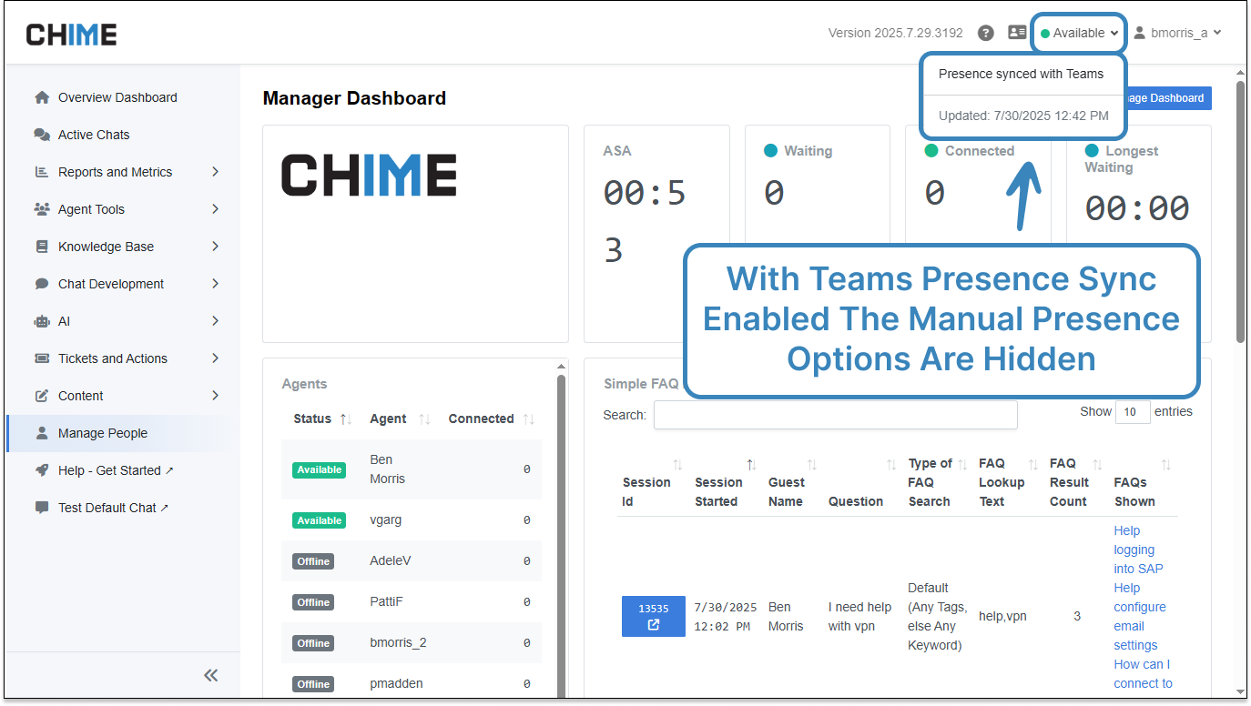 Sync Agent Presence With Microsoft Teams On Your Tenant For Individual Users