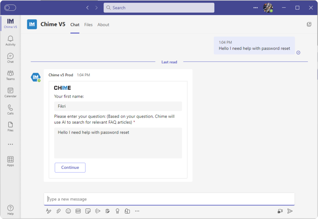 Microsoft Teams - Start a chat-1
