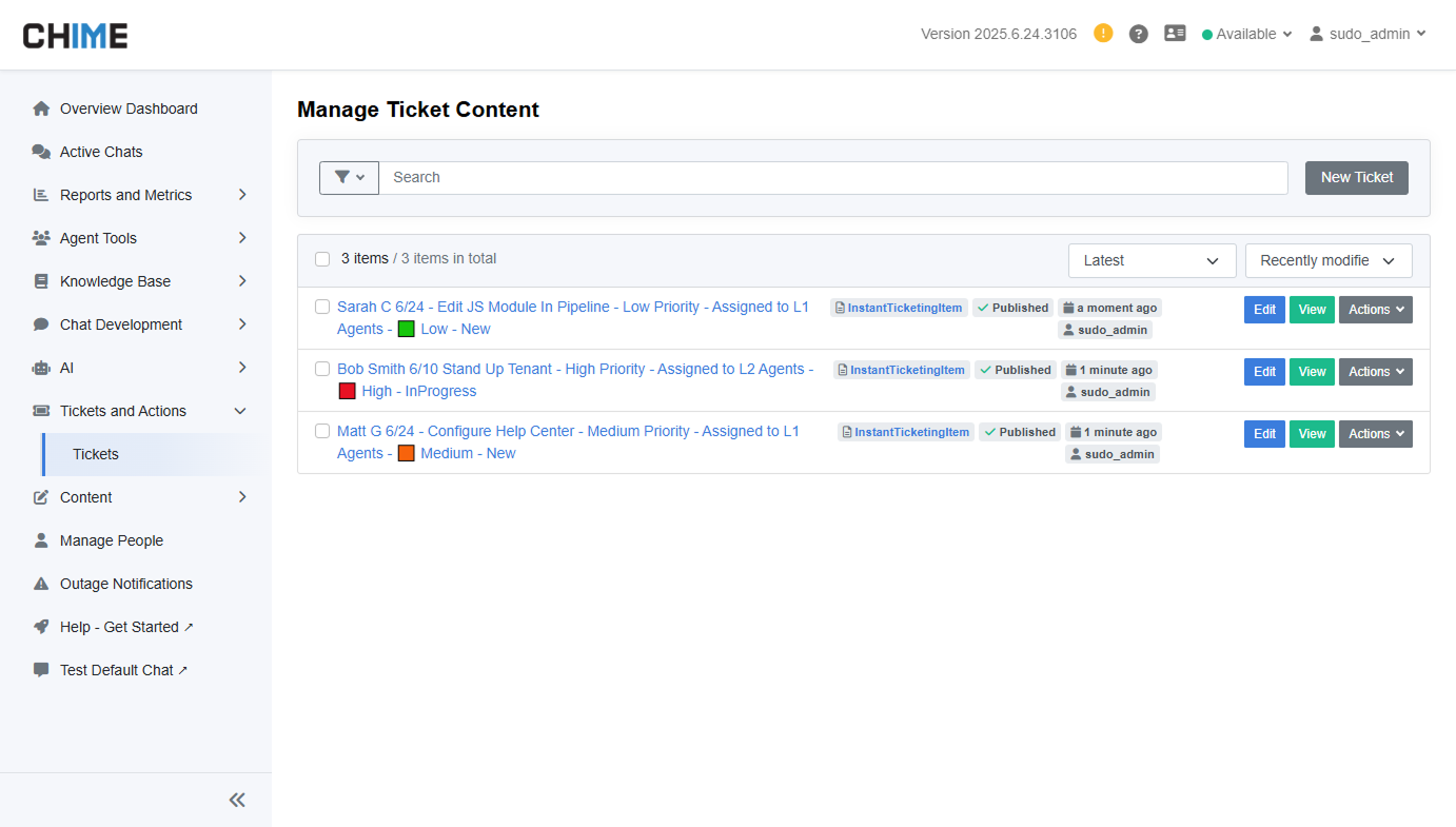 View and Manage Internal Tenant Tickets Using Our Ticketing Feature