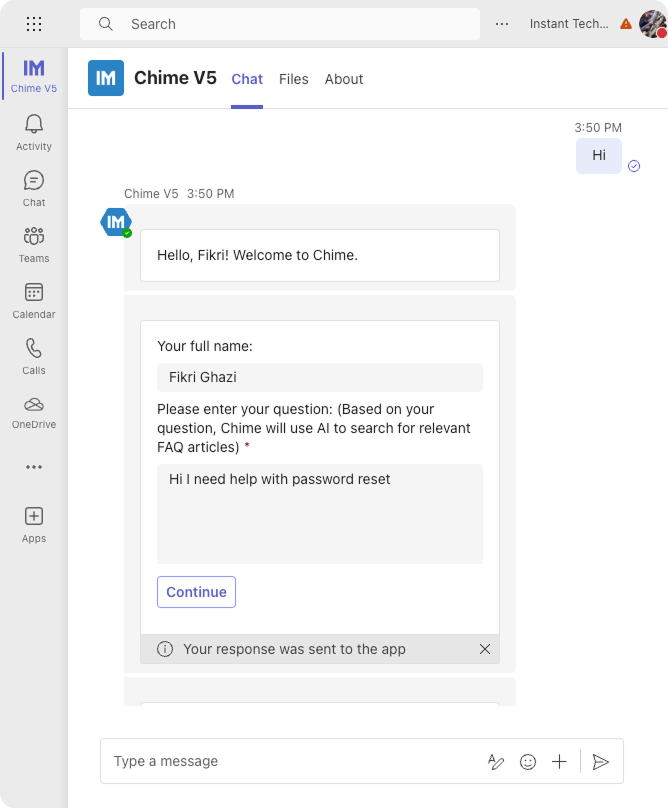 AI+Chat+Service+Rout+to+agent+help+desk+within+Microsoft+Teams